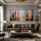 Abstract City Lights Painting