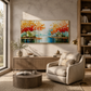 Autumn Stillwater Forest Abstract Painting