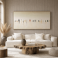 Silent Figures Minimalist Art Painting