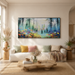 Whispering Woodland Garden Abstract Painting