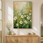 Morning Meadow White Floral Painting