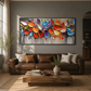 Petal Symphony Colorfall Abstract Painting