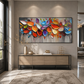 Petal Symphony Colorfall Abstract Painting