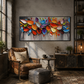 Petal Symphony Colorfall Abstract Painting