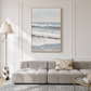Whispering Tide Minimalist Seascape Textured Painting #RCK7£¨77£©