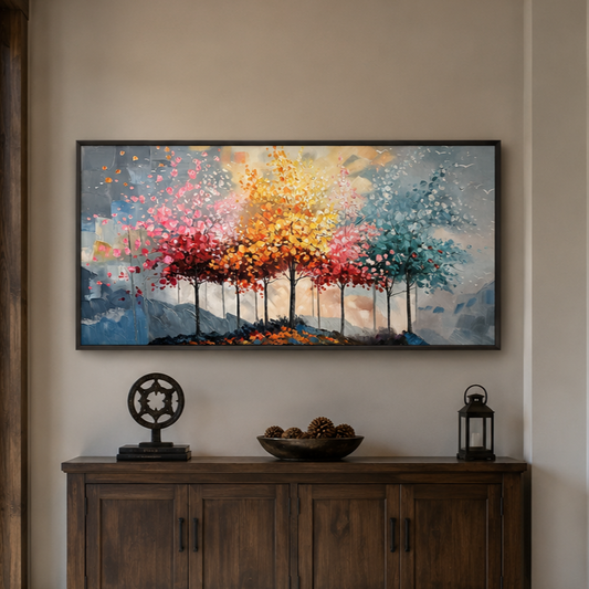 Whispering Seasons Forest Painting
