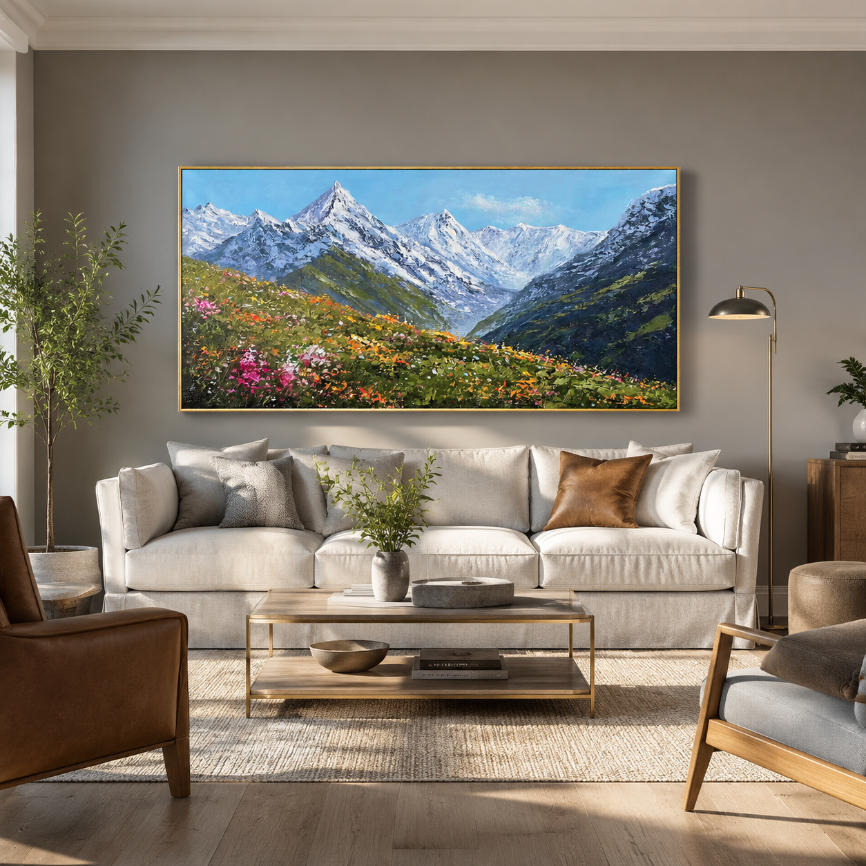 Mountain Landscape Oil Painting #ART34