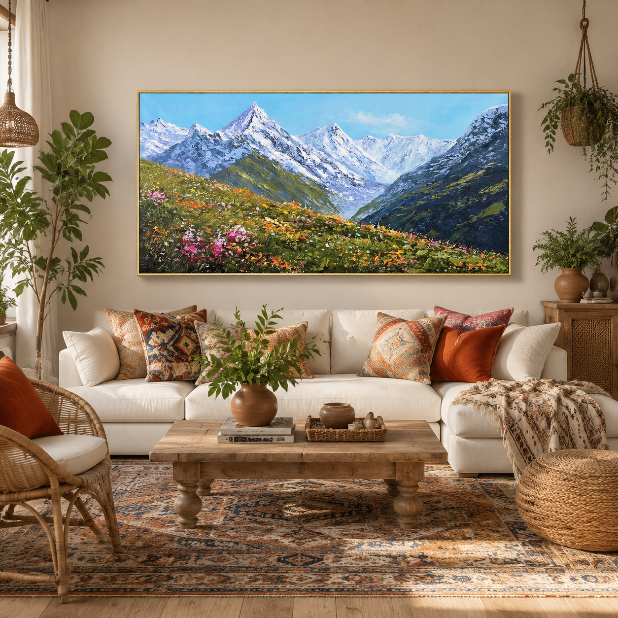 Mountain Landscape Oil Painting #ART34