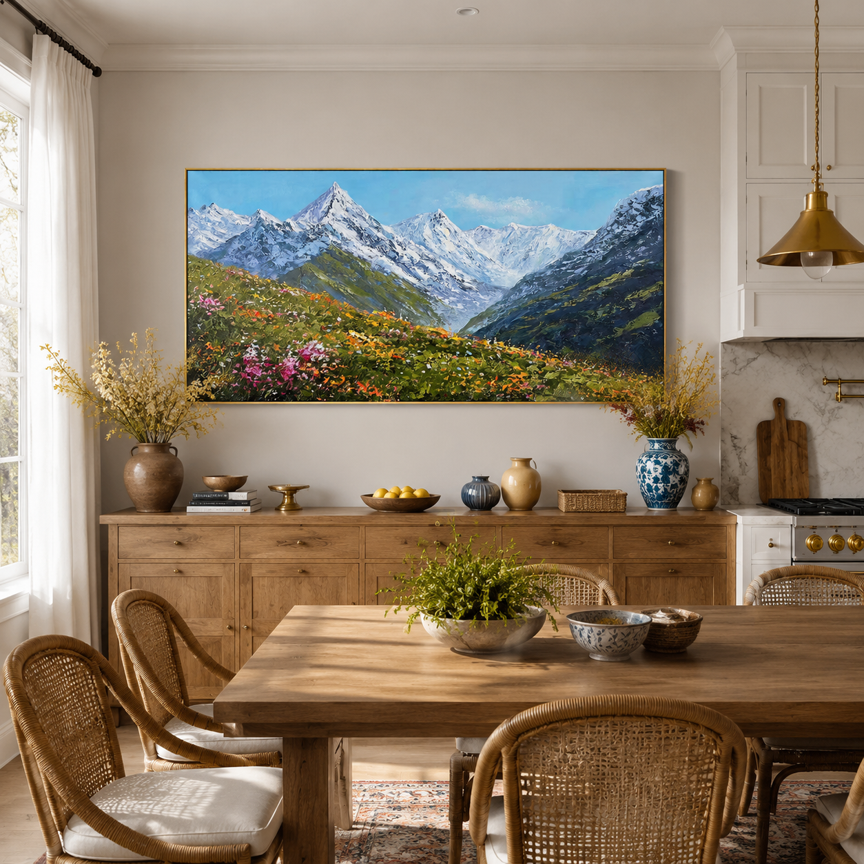 Mountain Landscape Oil Painting #ART34