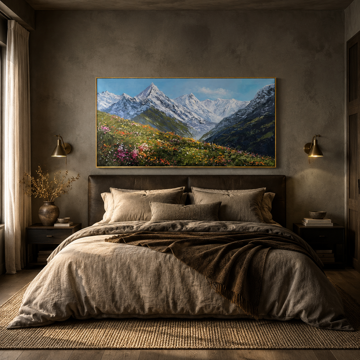 Mountain Landscape Oil Painting #ART34