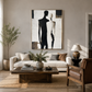 Dual Essence Abstract Couple Painting #RIX1 (309)