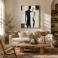 Dual Essence Abstract Couple Painting #RIX1 (309)