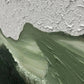Mist Valley Textured Green Abstract Painting