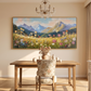 Alpine Bloom Landscape Painting #REX2 (471)
