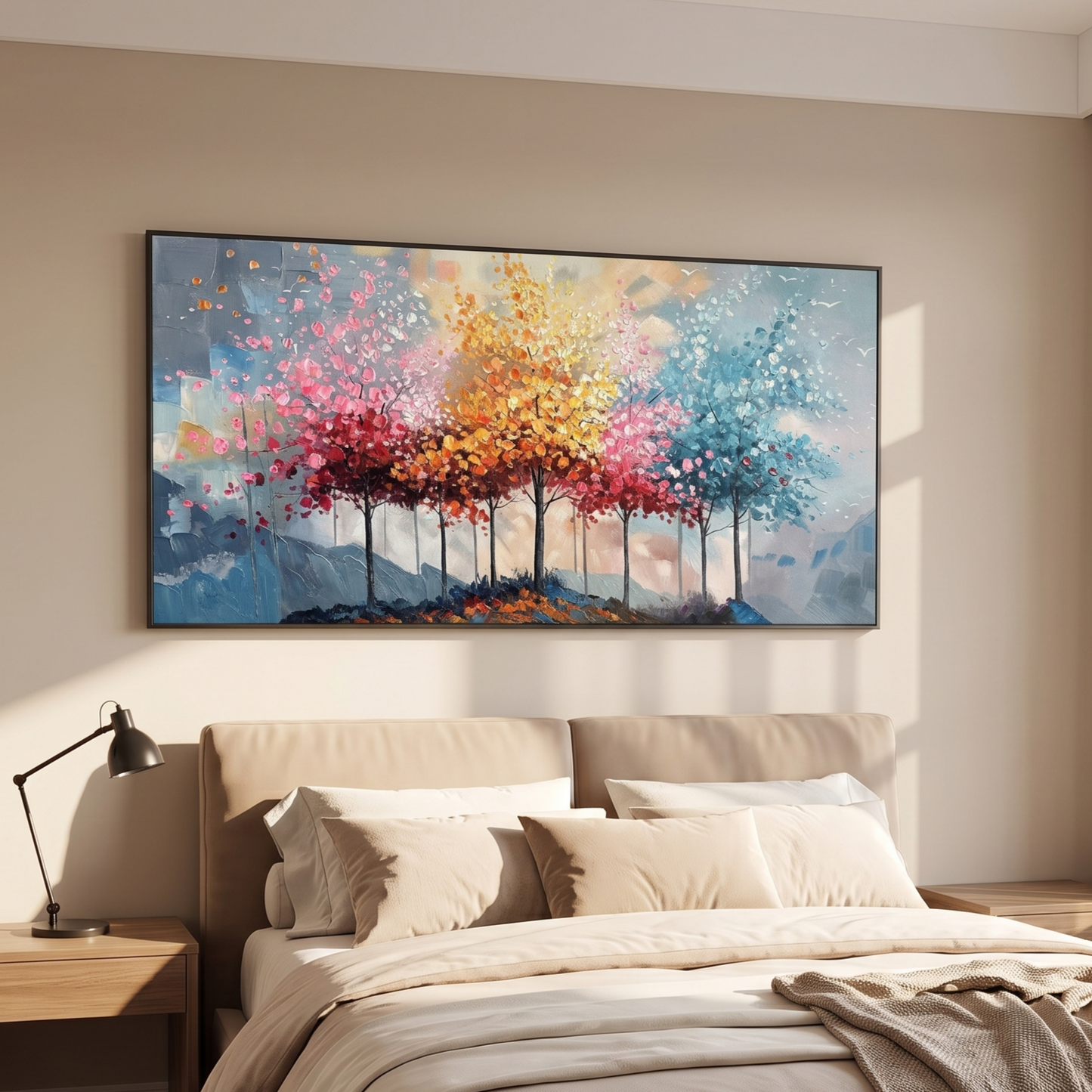 Whispering Seasons Forest Painting