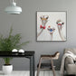 Quirky Ostrich Trio Portrait Painting #H0592