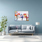 Trio Melody Colorful Birds Painting #H0647