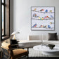 Vibrant Songbirds Gathering Painting #H0651