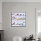 Vibrant Songbirds Gathering Painting #H0651