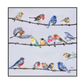 Vibrant Songbirds Gathering Painting #H0651
