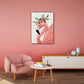 Blush Charm Flamingo Painting #H3650