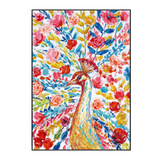 Radiant Grace Peacock Painting #H8113H
