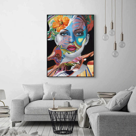 Floral Vision Abstract Portrait #I0061