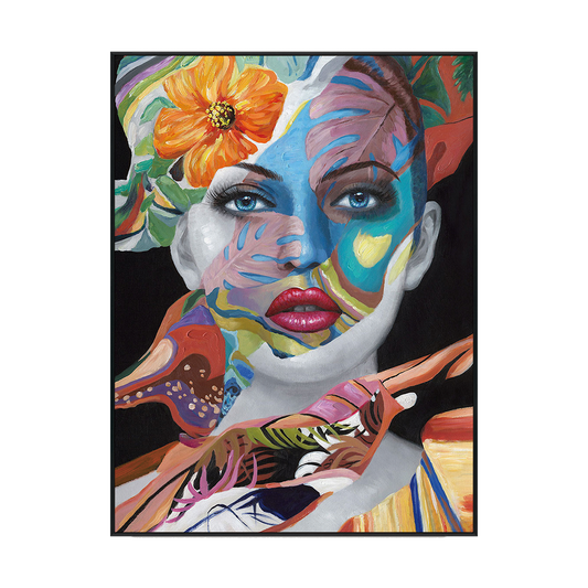 Floral Vision Abstract Portrait #I0061