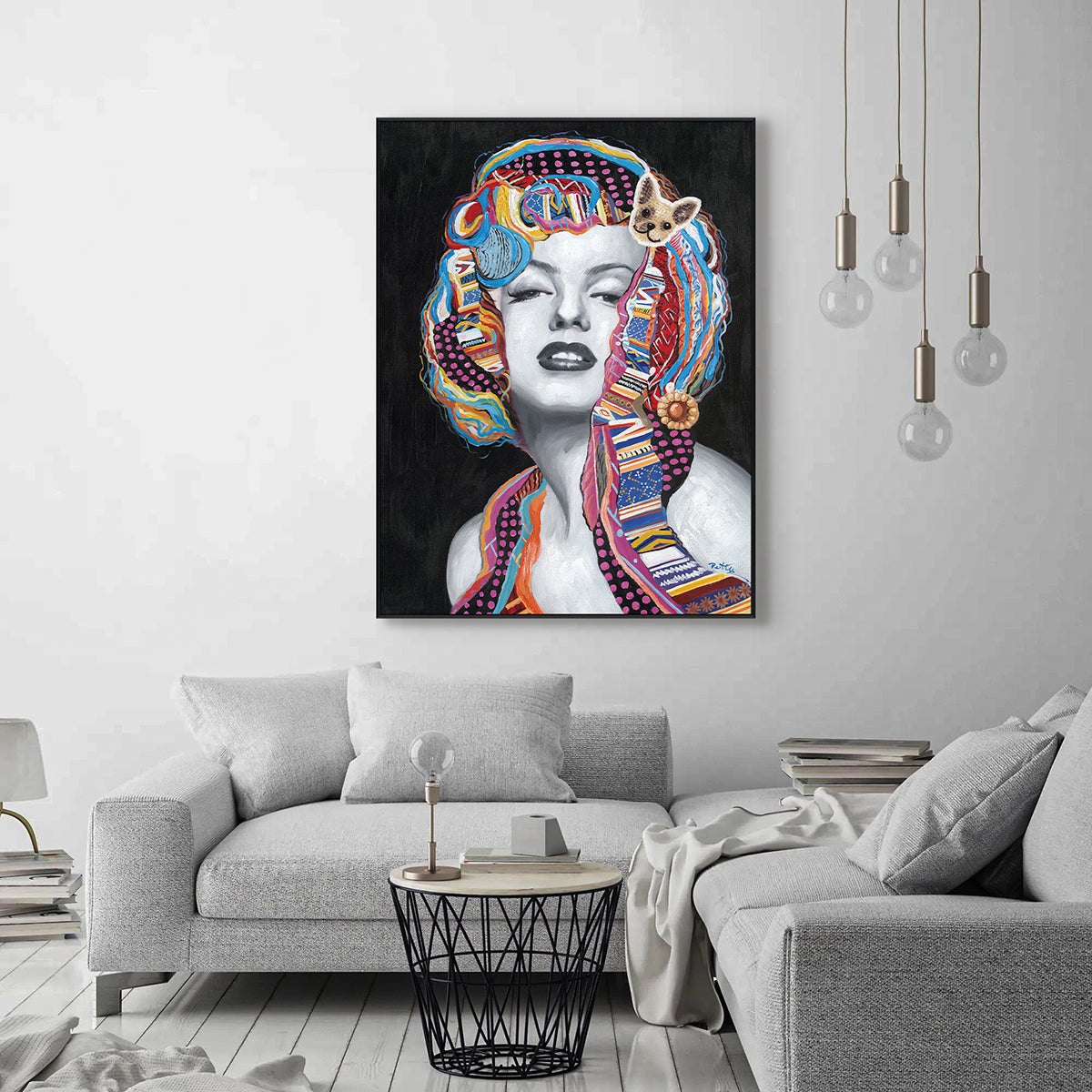 Pop Glam Abstract Portrait #I0062