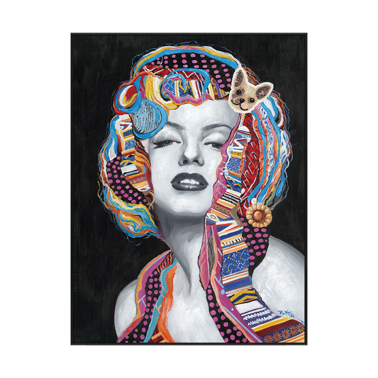 Pop Glam Abstract Portrait #I0062