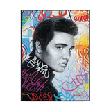 Graffiti Legend Black & White Portrait Painting #I0222