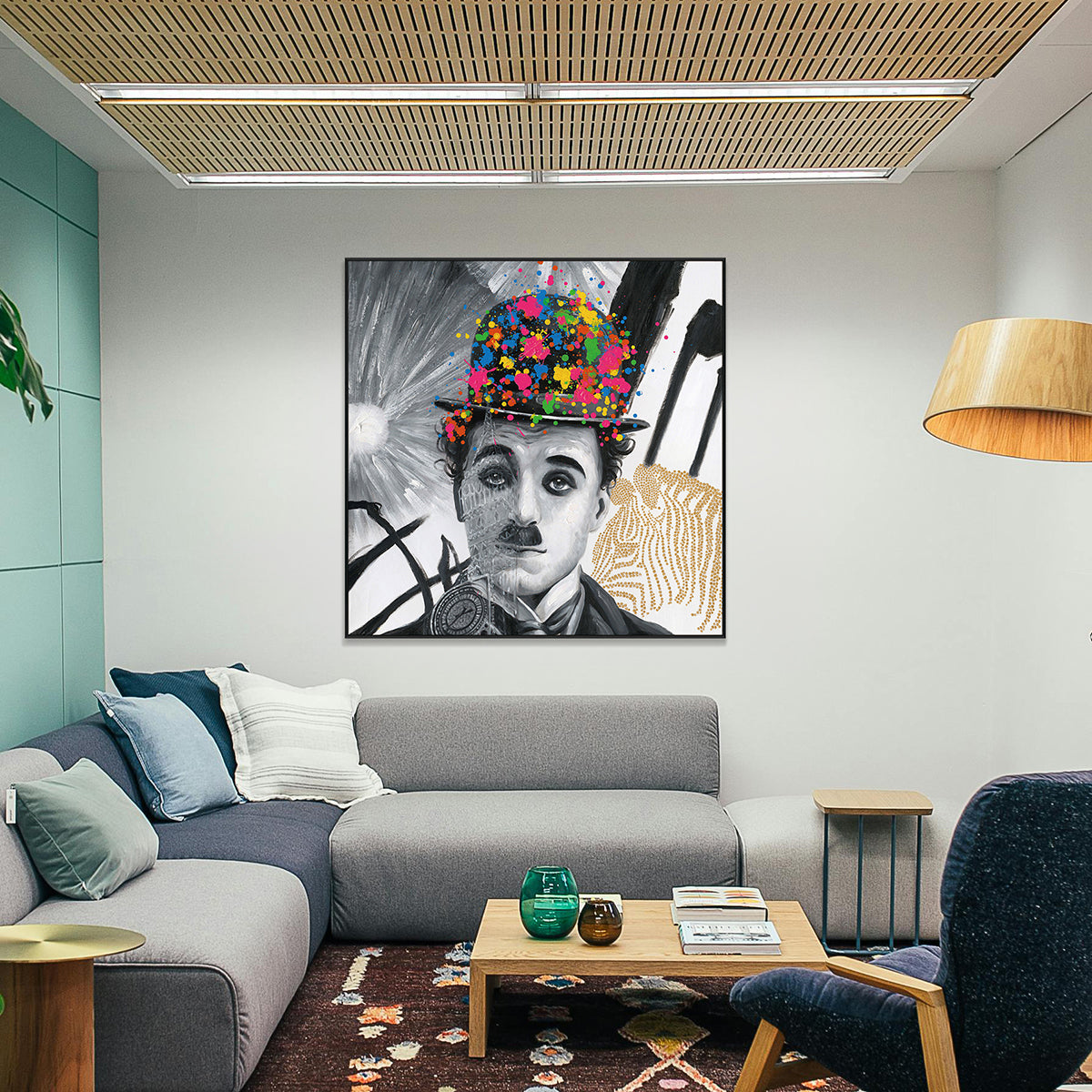 Color Splash  Portrait Painting #I0407