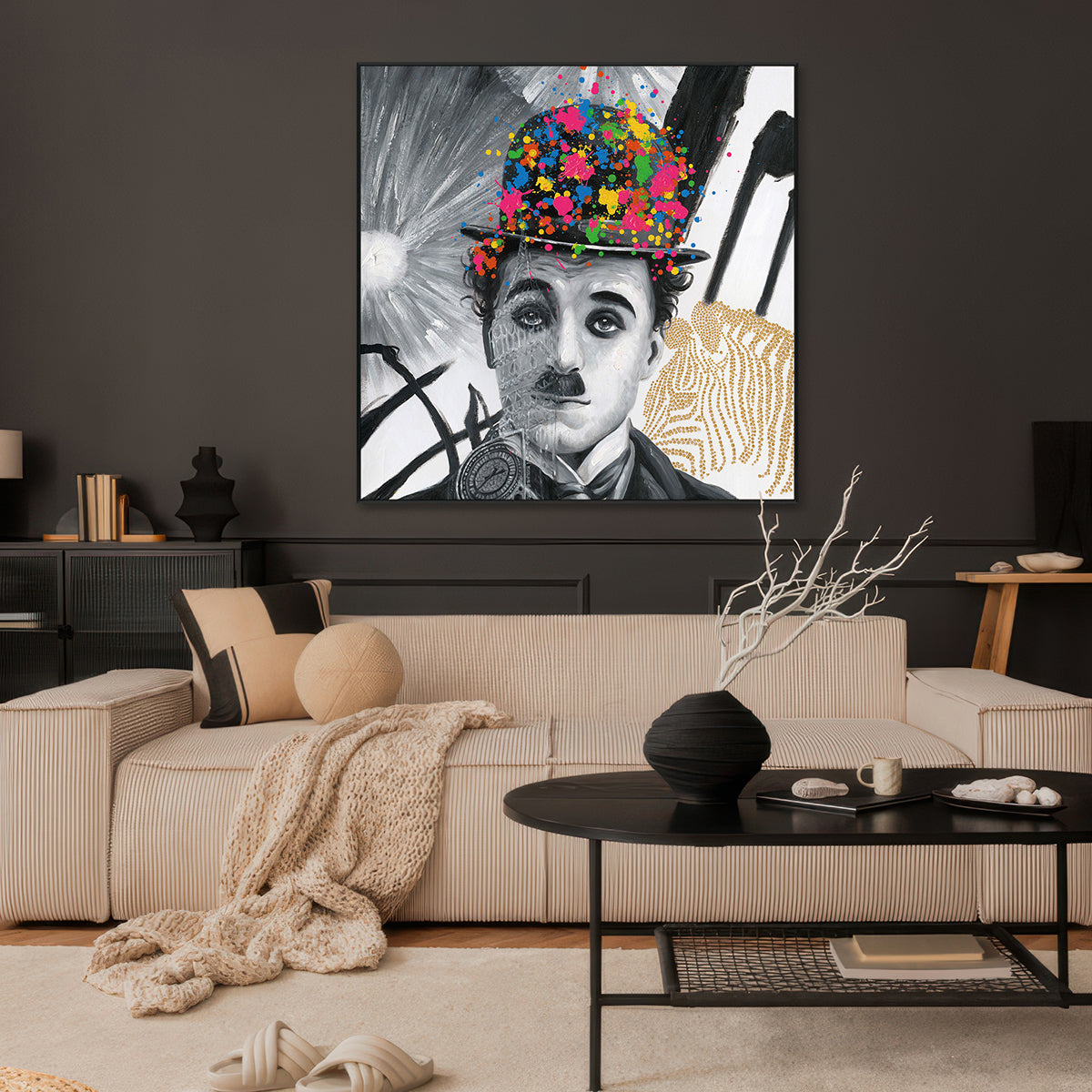 Color Splash  Portrait Painting #I0407