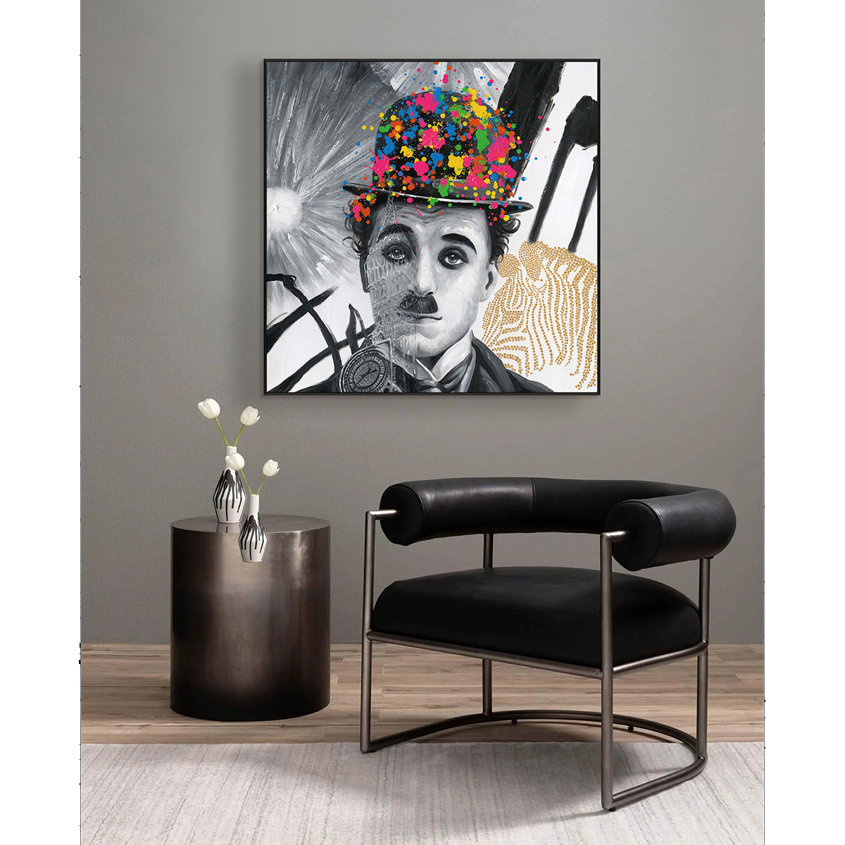 Color Splash  Portrait Painting #I0407