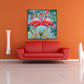 Tropical Flamingo Lovers Painting #I0573I