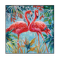 Tropical Flamingo Lovers Painting #I0573I