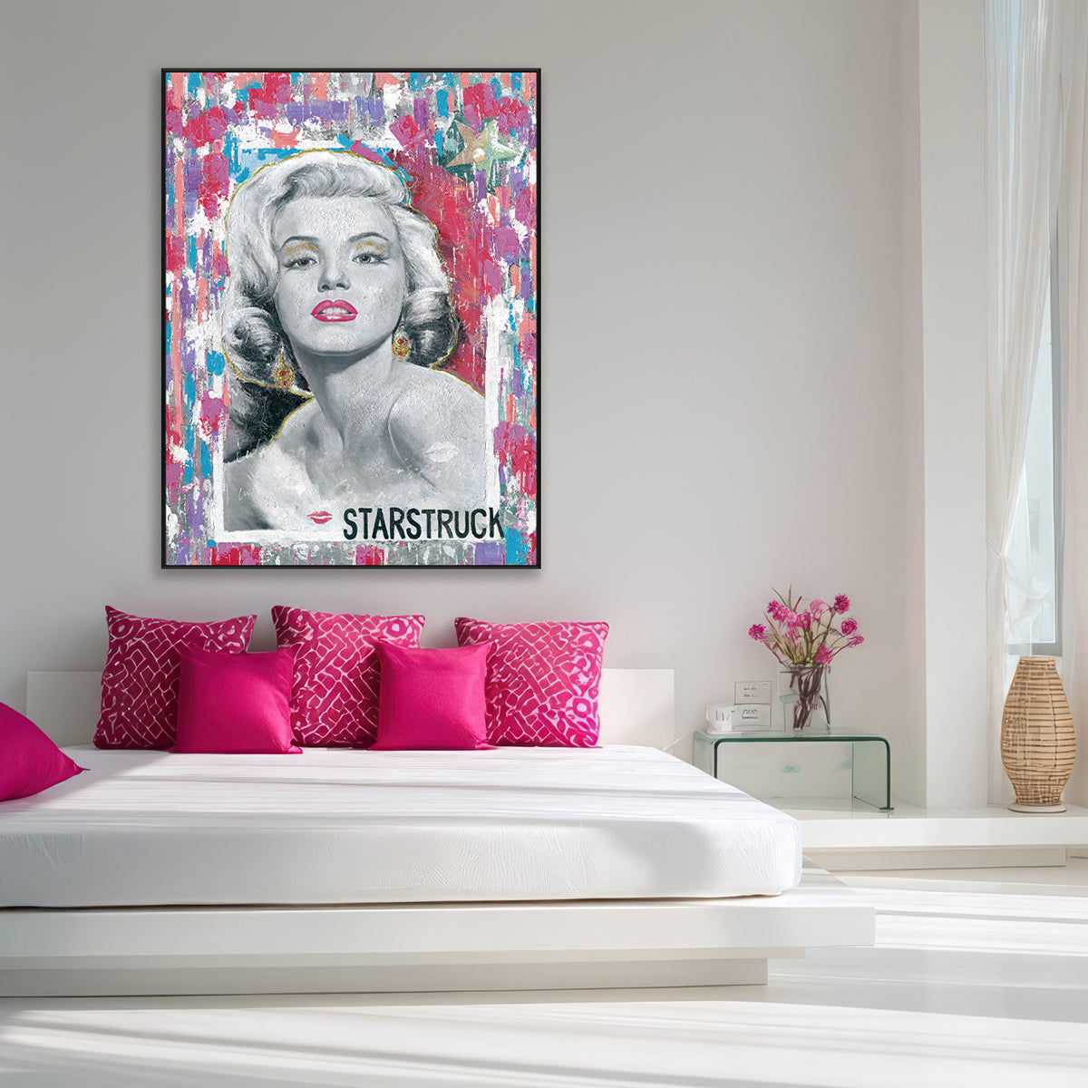 Starstruck Icon Glamour Portrait Painting #I0945