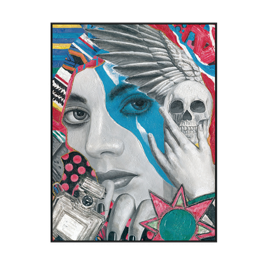 Rebel Muse Pop Art Painting #I0948