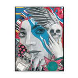 Rebel Muse Pop Art Painting #I0948