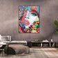 Crowned Love Colorful Abstract Portrait Painting #I2011