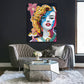 Pop Marilyn Colorful Abstract Portrait Painting #I2019
