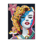 Pop Marilyn Colorful Abstract Portrait Painting #I2019