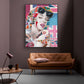 Pop Diva Union Jack Abstract Portrait Painting #I2020