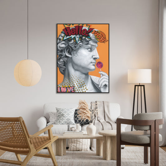 Neo Pop David Wall Art #I2209