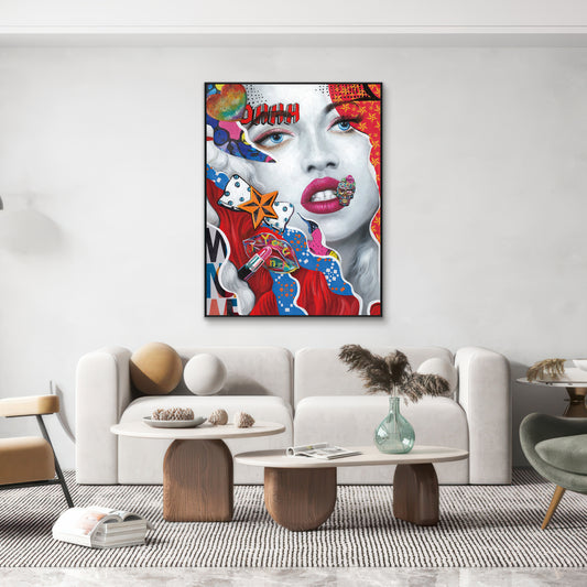 Stardust Muse Pop Art Painting #I2505