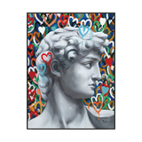 David Hearts Modern Pop Art Painting #I2637