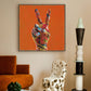 Vibrant Peace Hand Pop Art Painting #I2699