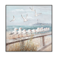 Coastal Harmony Seagull Painting #I3626
