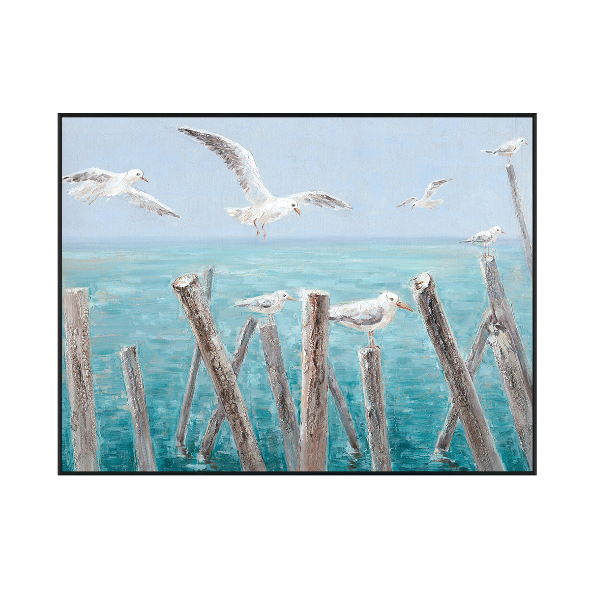 Whispering Wings Seaside Painting #I3628