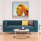Golden Parrot Companionship Painting #I3724